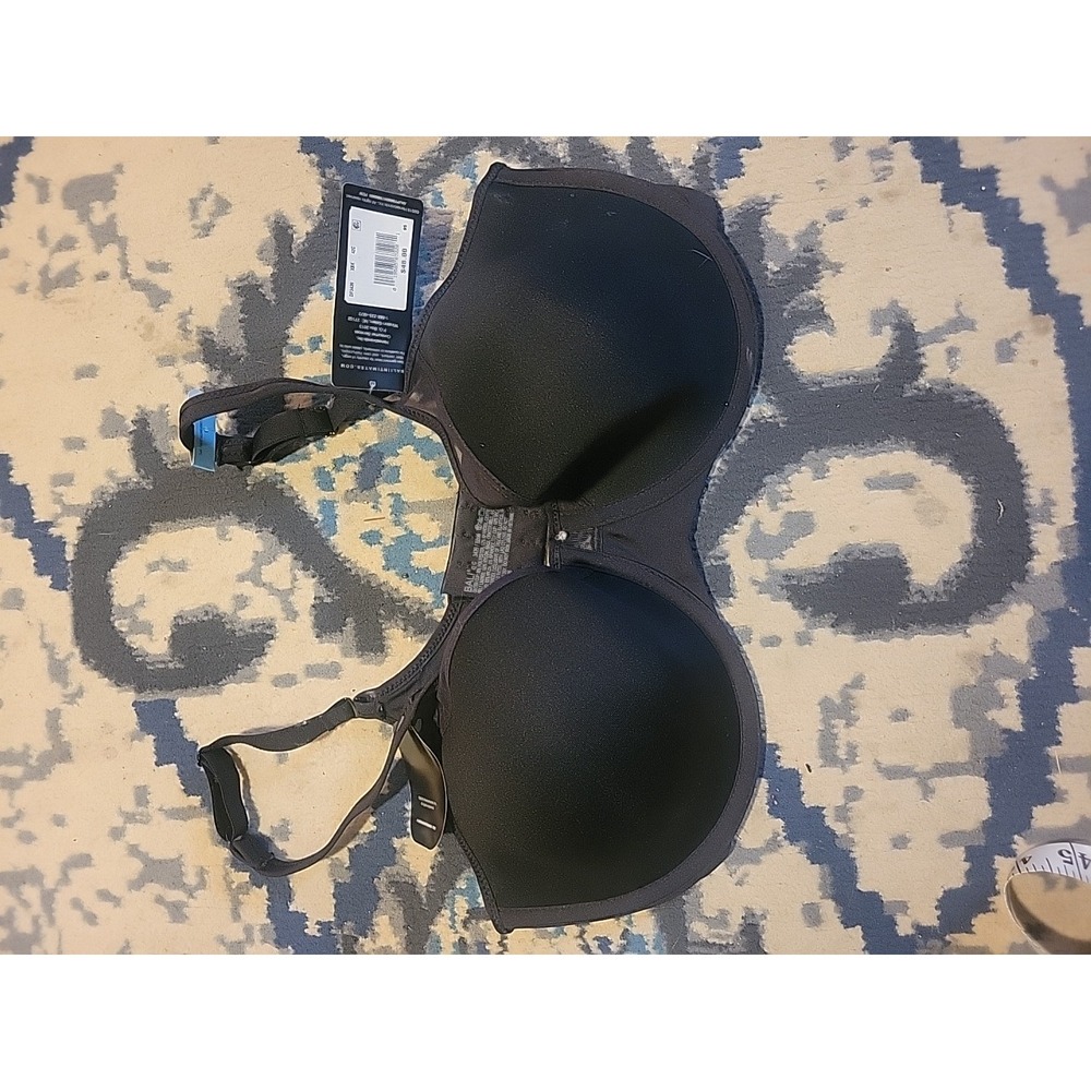 Bali Bra Womens 42C Black Underwired One Smooth U DF3439